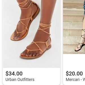 Gladiator sandals/ sold